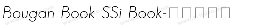 Bougan Book SSi Book字体转换